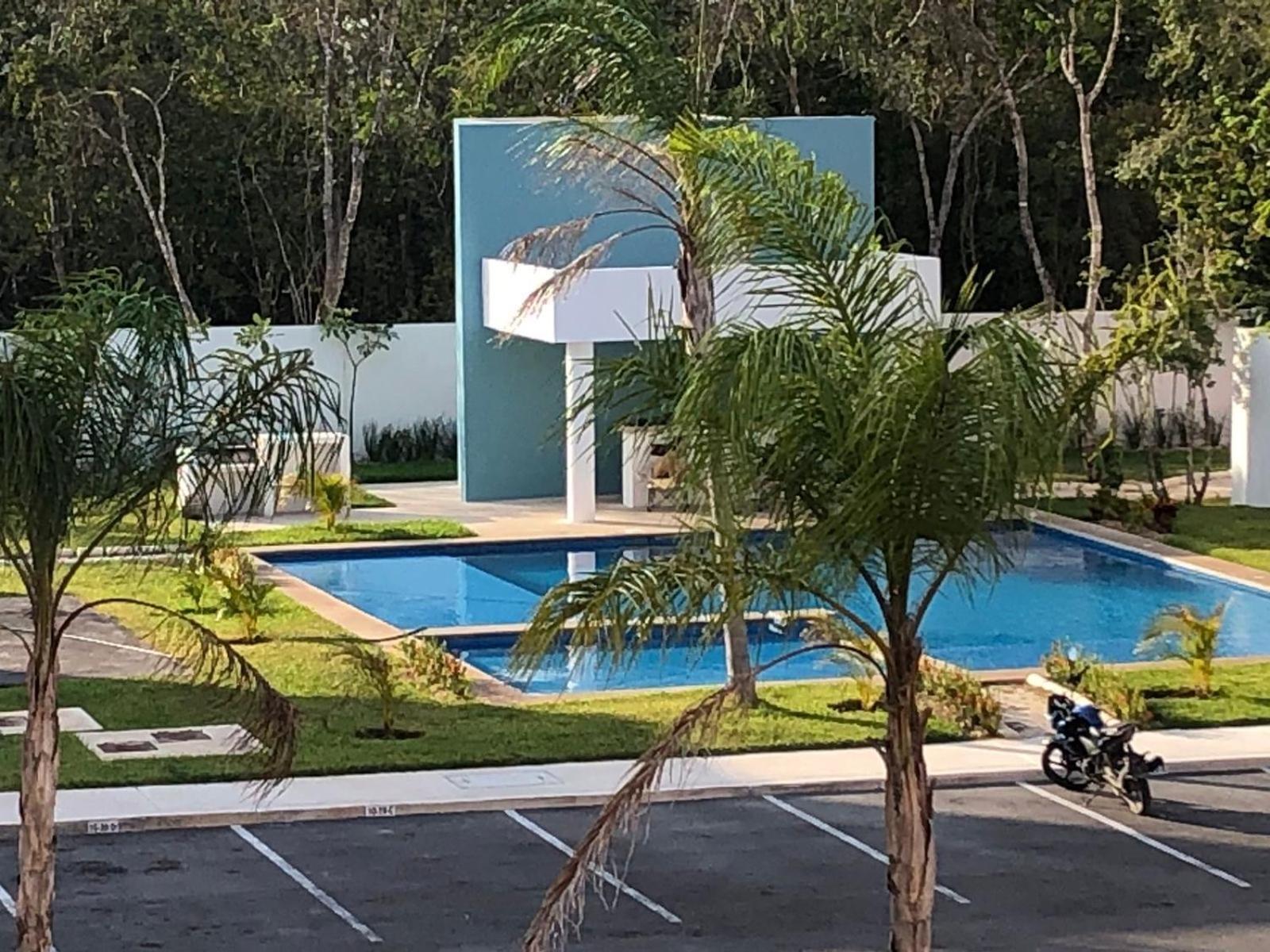 Apartamento Familiar Con Alberca En Playa Del Carmen Bagian luar foto